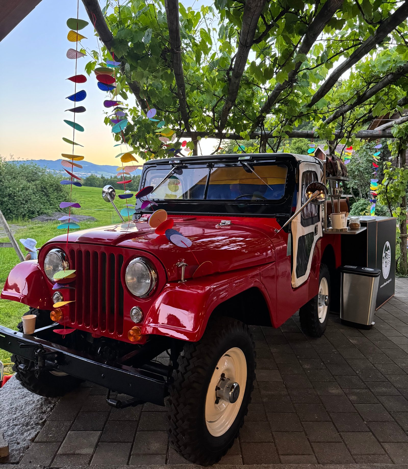 Mobile Coffee Station Setup